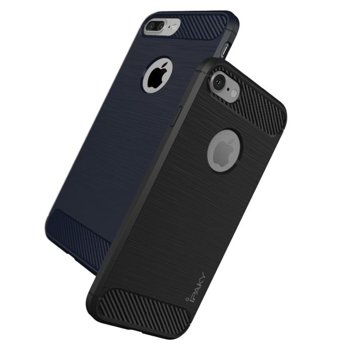 iPaky - TPU iPaky skal till iPhone 7 Plus - Svart