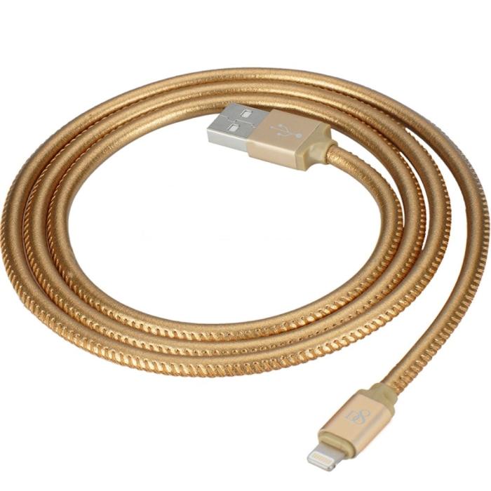 UTGATT5 - D8 MFI Lightning ladd- och synkkabel 1m - Guld