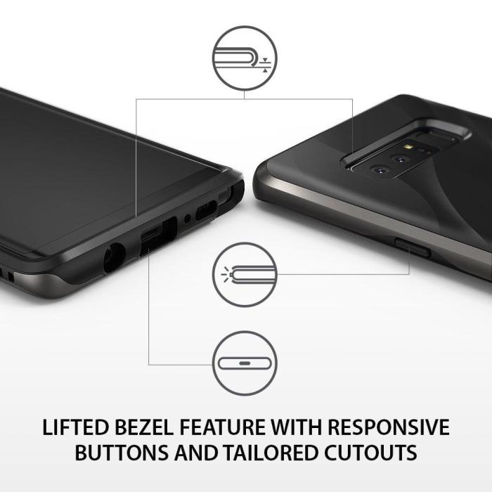 UTGATT4 - Ringke Wave Skal till Samsung Galaxy Note 8 - Metallic