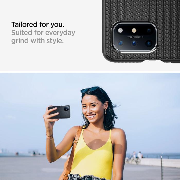 UTGATT1 - SPIGEN Liquid Air mobilskal Oneplus 8T Matte Svart