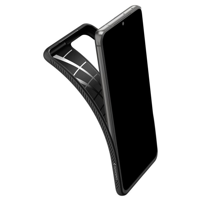 Spigen - SPIGEN Liquid Air Skal Galaxy S21 Ultra Matte Svart