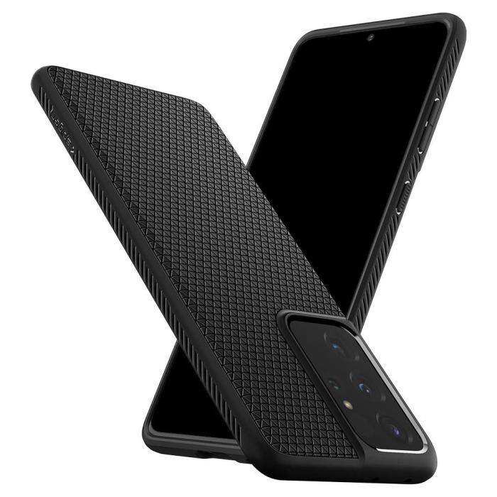 Spigen - SPIGEN Liquid Air Skal Galaxy S21 Ultra Matte Svart