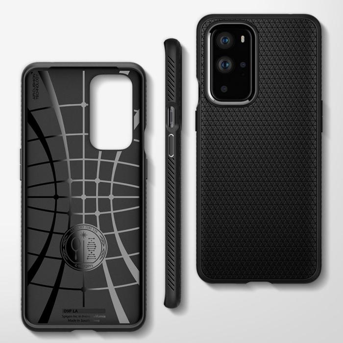 UTGATT1 - SPIGEN Liquid Air Skal OnePlus 9 Pro Matt Svart