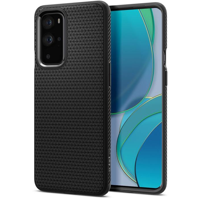 UTGATT1 - SPIGEN Liquid Air Skal OnePlus 9 Pro Matt Svart