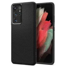 Spigen - SPIGEN Liquid Air Skal Galaxy S21 Ultra Matte Svart