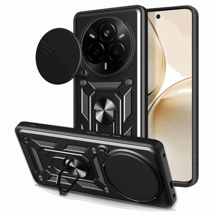 Tech-Protect - Tech-Protect Realme 14 Pro Plus Mobilskal Camshield Pro - Svart