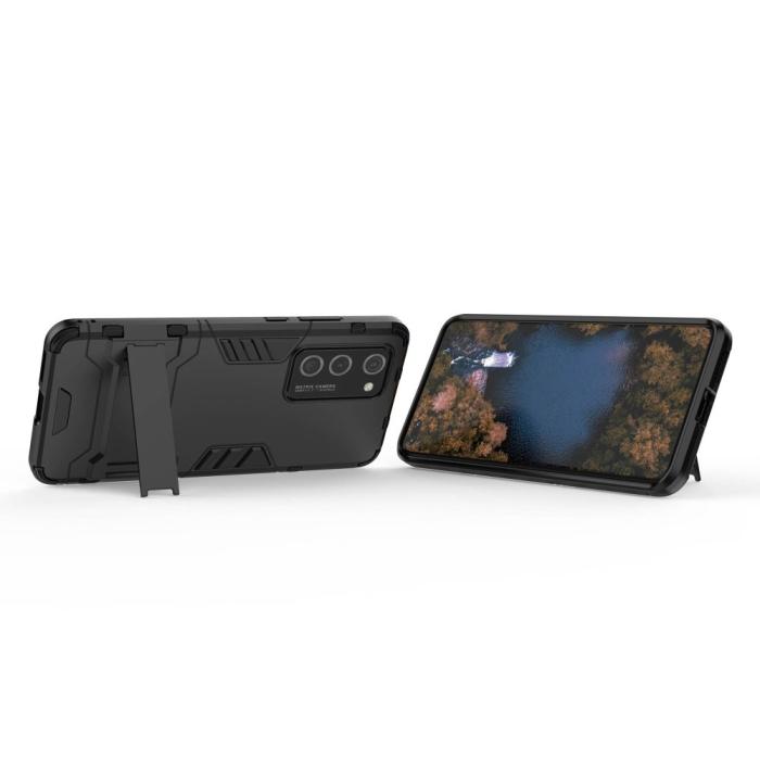 OEM - Kick-Stand Mobilskal till Huawei P40 Pro - Svart