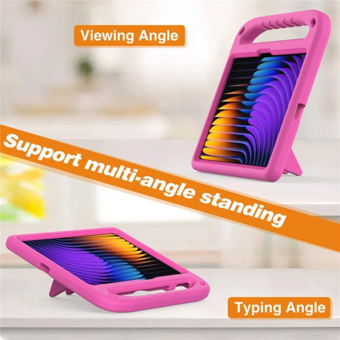 A-One Brand - Xiaomi Pad 7 Pro/Pad 7 Skal EVA Handgrepp Kickstand - Rosa