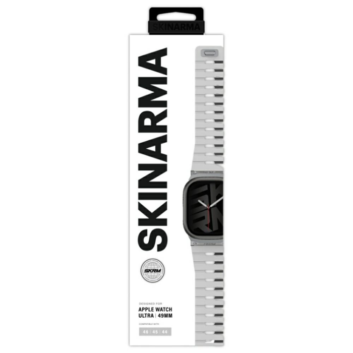 Skinarma - Skinarma Apple Watch 49/46/45/44 Armband Gemini - Chalk