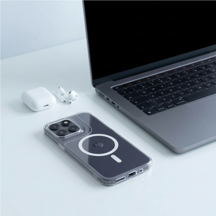 Tech-Protect - Tech-Protect Mobilskal För Motorola Moto G67/G77 MagSafe Flexair Hybrid - Clear