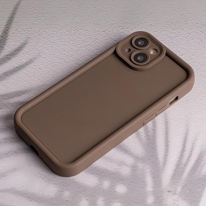 OEM - Xiaomi Redmi A1/A2 Mobilskal Rim TPU - Brun