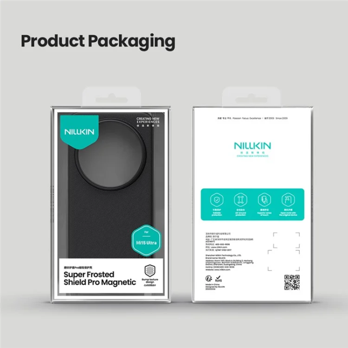 Nillkin - Nillkin Xiaomi 15 Ultra Mobilskal MagSafe Frosted Shield Pro - Svart