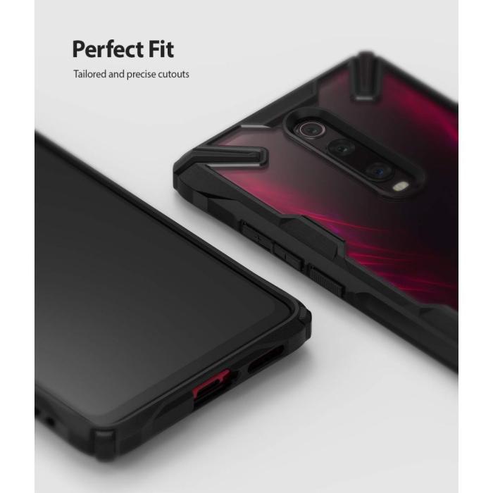 UTGATT5 - RINGKE Fusion X mobilskal Xiaomi Mi 9T / Mi 9T Pro Svart