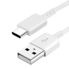 Samsung - Samsung USB-A Till USB-C Kabel 0.8m - Vit