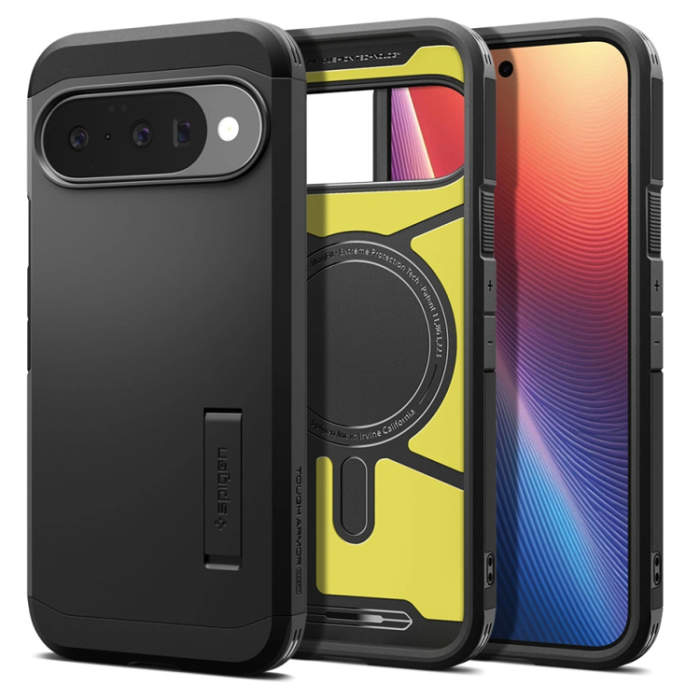 Spigen - Spigen Google Pixel 10/10 Pro Mobilskal Magsafe Tough Armor - Svart