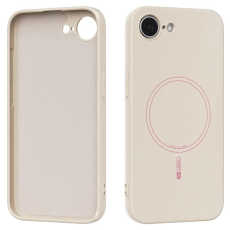 ABEEL - ABEEL iPhone 16e Mobilskal Magsafe Liquid S]ilikon - Beige