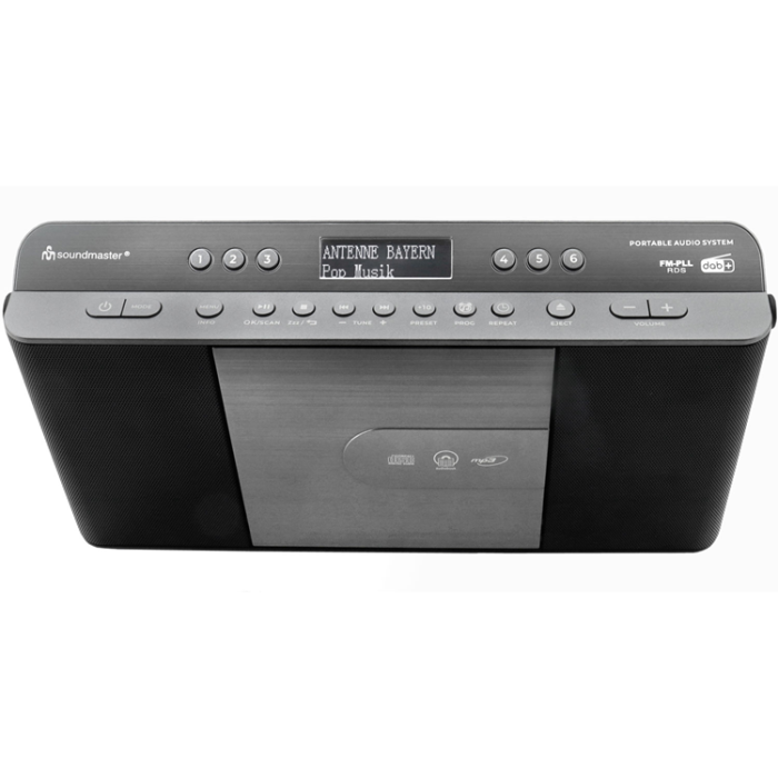 Soundmaster - Soundmaster Bärbar radio med snabbval och CD-spelare