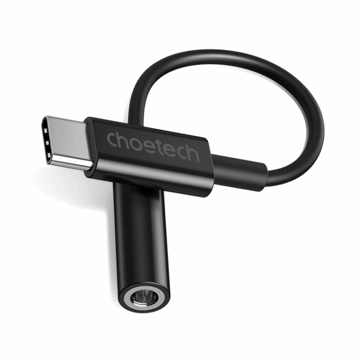 Choetech - Choetech USB-C till Ljudadapter DC 3.5 mm - Svart