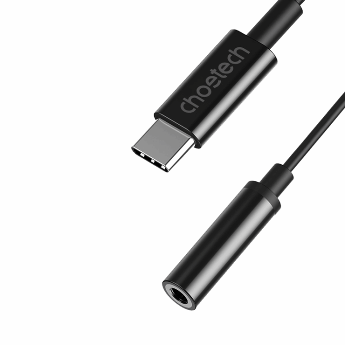 Choetech - Choetech USB-C till Ljudadapter DC 3.5 mm - Svart