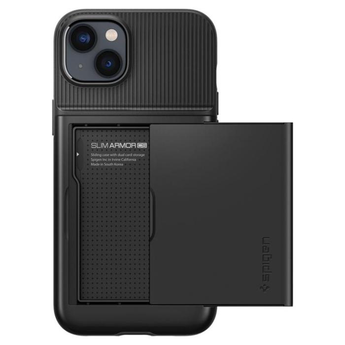 Spigen - Spigen iPhone 14 Plus Skal Slim Armor CS - Svart