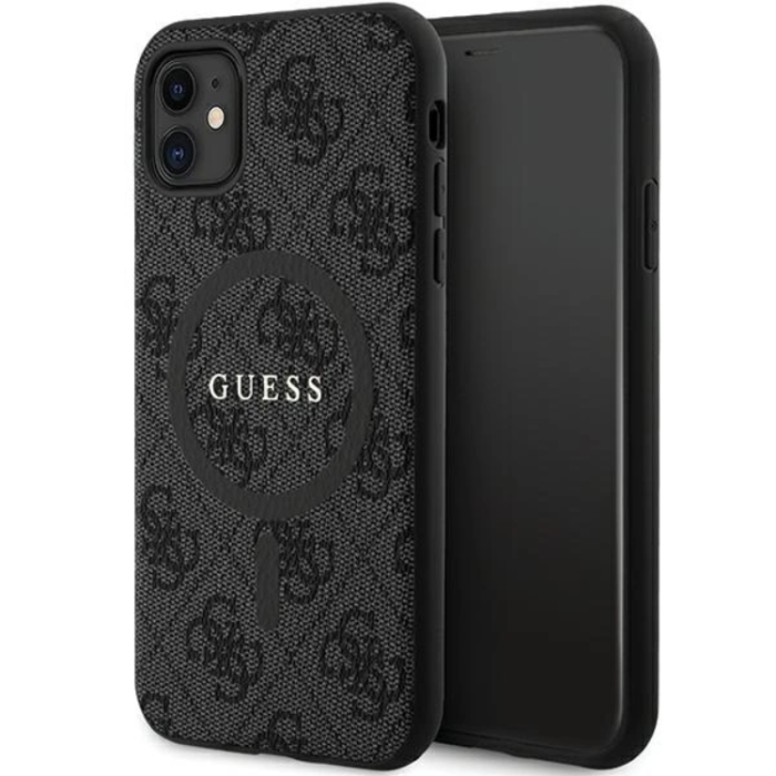 Guess - Guess iPhone 11/XR Mobilskal Magsafe Collection - Svart