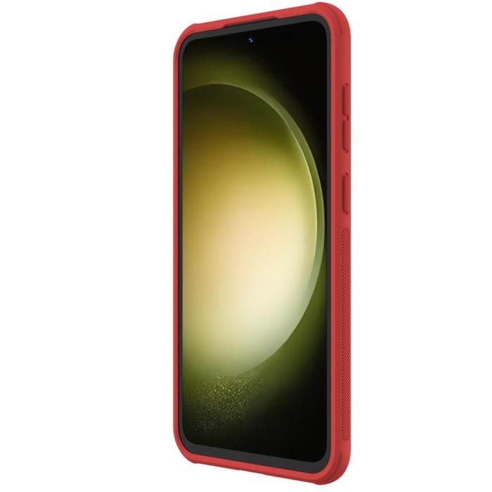 Nillkin - Nillkin Galaxy S23 FE Mobilskal Super Frosted Shield Pro - Röd