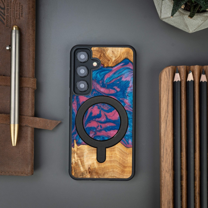 Bewood - Bewood Galaxy A55 5G Mobilskal MagSafe Unique Neons Vegas