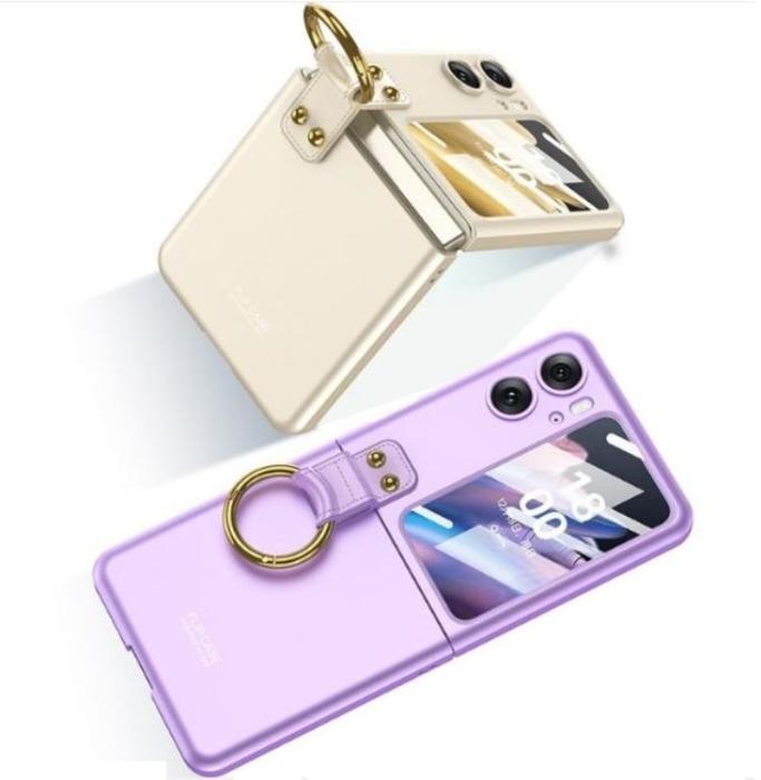 OEM - Oppo Find N2 Flip Mobilskal Ringhållare Kickstand - Lila