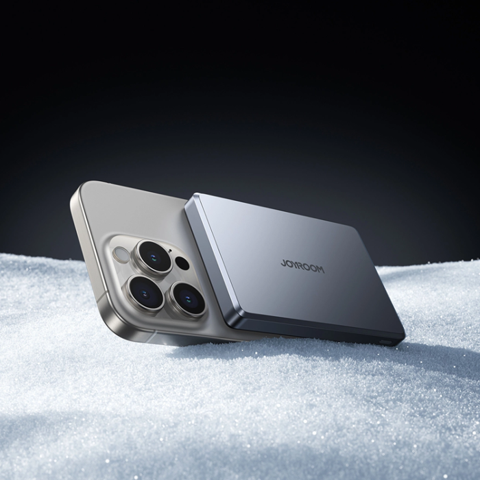 Joyroom - Joyroom Magnetisk Trådlös Powerbank 10000 mAh USB-C - Grå