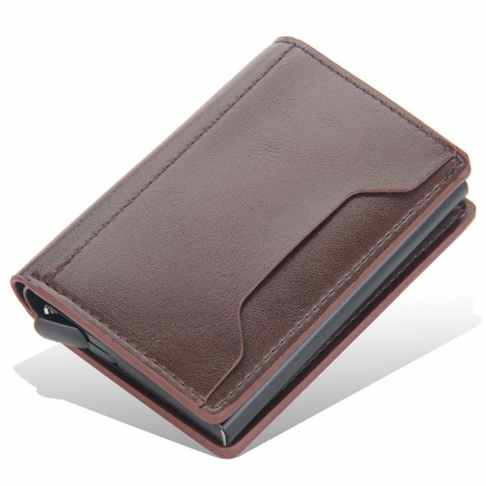 BAELLERRY - BAELLERRY Korthållare RFID K9140 Automatic Pop Up - Brun
