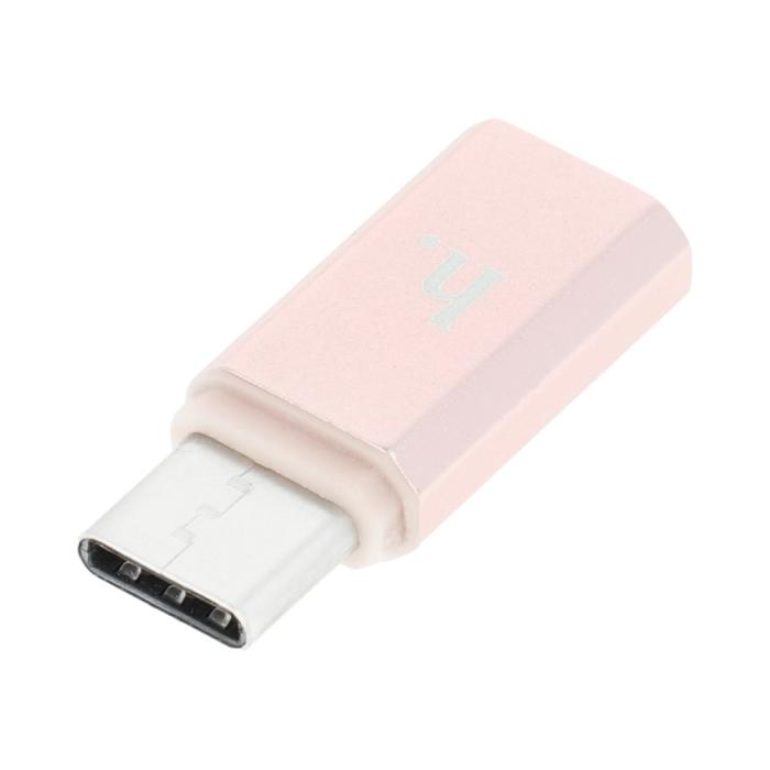 Hoco - HOCO adapter Micro and USB-C Roséguld