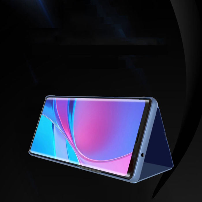 OEM - Galaxy A22 5G Mobilfodral Clear View - Svart