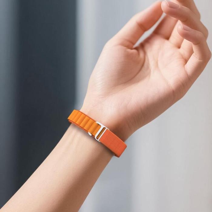 Tech-Protect - Tech-Protect Xiaomi Smart Band 8/9/10/NFC Armband Nylon Pro - Orange