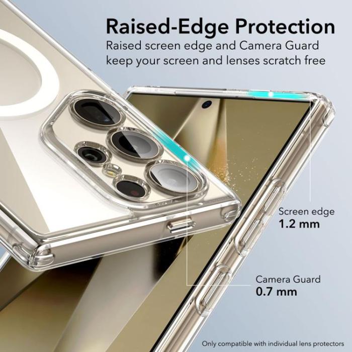 ESR - ESR Galaxy S24 Ultra Mobilskal Magsafe CH Halolock - Clear