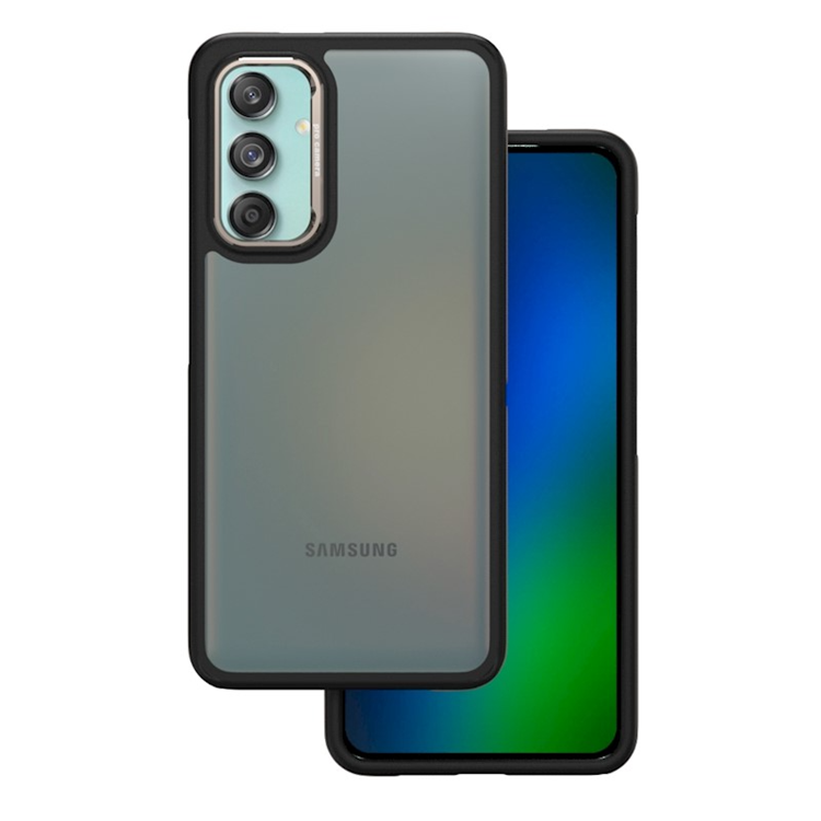 Galaxy M55 5G Mobilskal Crystal Black - Grå | 2353 | AlltMobil