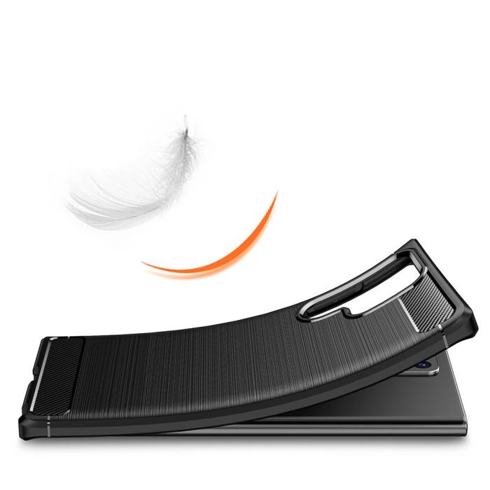 Forcell - Forcell Carbon skal till Samsung Galaxy S22 Ultra Svart