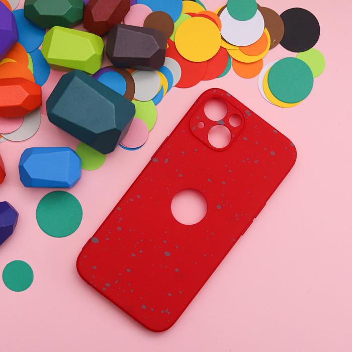 OEM - iPhone 13 Pro Skal Röd Granit - Elegant Hållbart Skyddsfodral
