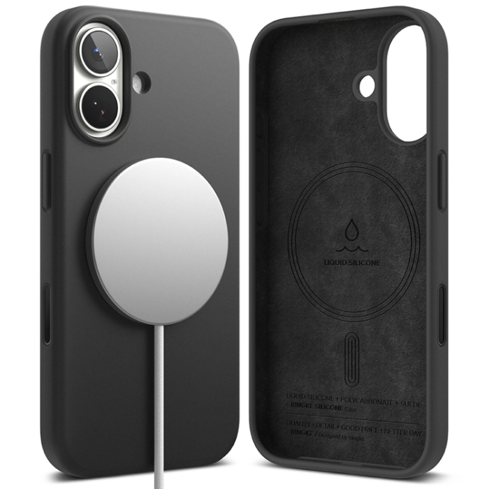 Ringke - Ringke iPhone 17 Mobilskal Magsafe Magnetic Silikon - Svart