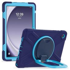 A-One Brand - Galaxy Tab A9 Plus Skal Kickstand Handle Grip - Svart / Blå