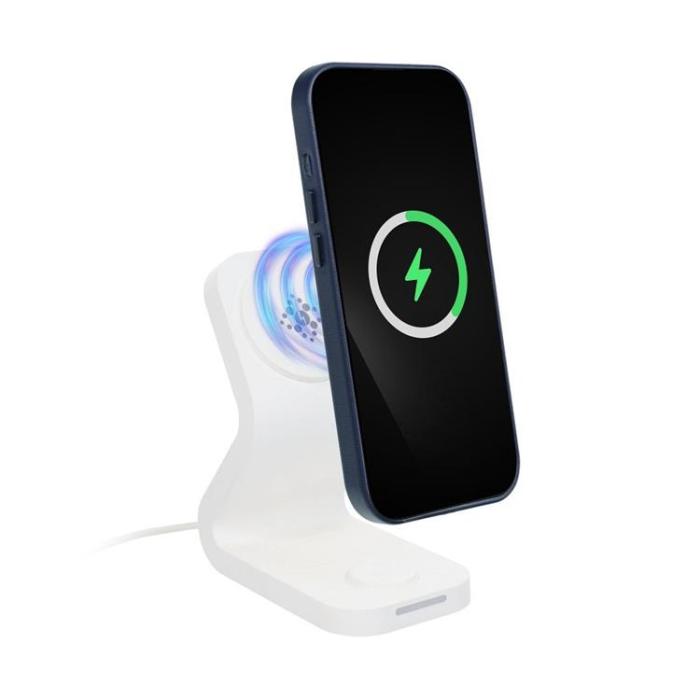 OEM - iPhone 11 Pro Magsafe Skal Läder - Indigo Blå