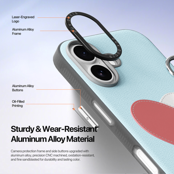 A-One Brand - iPhone 17 Mobilskal MagSafe 4 Colors NFC DIY Smart E-Ink Round