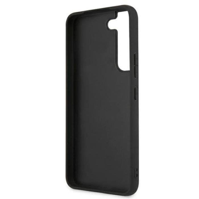 KARL LAGERFELD - Karl Lagerfeld Saffiano Karl & Choupette Head Galaxy S22 Plus - Silver