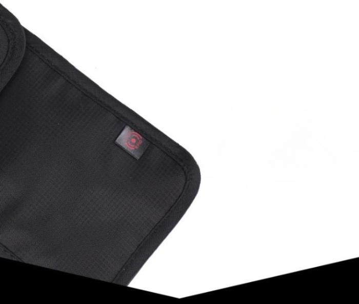 UTGATT1 - Tingofine RFID Multipocket Halsbandsfodral - Svart