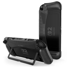 Tech-Protect - Tech-Protect Nintendo Switch 2 Skal Carbon - Svart