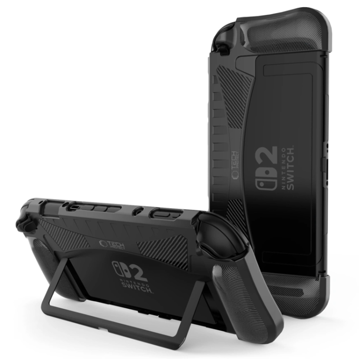 Tech-Protect - Tech-Protect Nintendo Switch 2 Skal Carbon - Svart