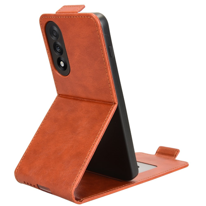 A-One Brand - OnePlus Nord 5 Plånboksfodral Vertical Flip Läder - Orange