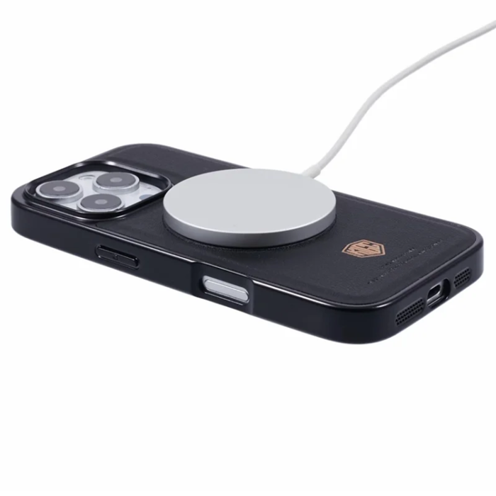 KIGC - KIGC iPhone 16 Pro Mobilskal Magsafe Electroplating - Svart