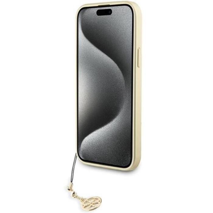 Guess - Guess iPhone 15 Pro Max Mobilskal Charms Collection - Grå