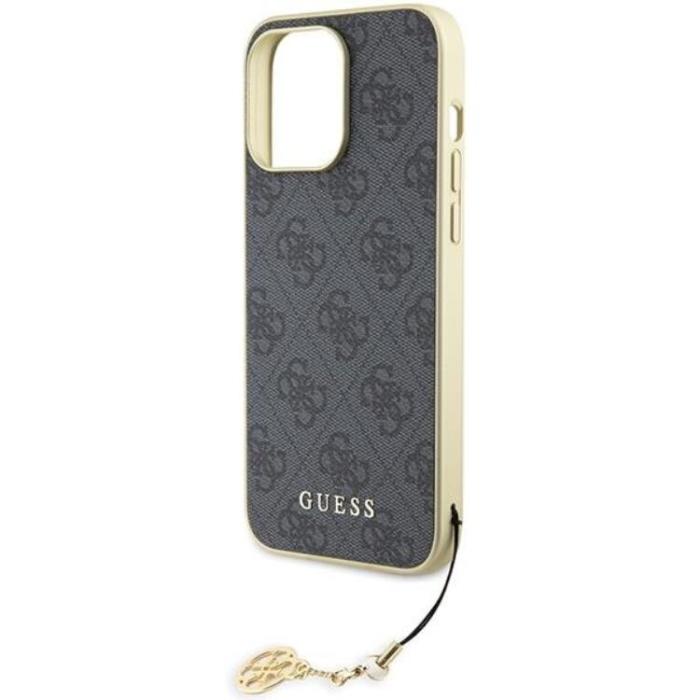 Guess - Guess iPhone 15 Pro Max Mobilskal Charms Collection - Grå