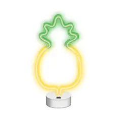 Neolia - Neolia LED Neon PINEAPPLE På Stativ NNE05 - Gul/Grön